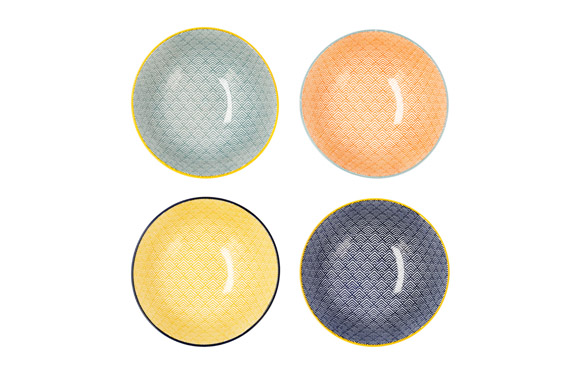 BOL PORCELANA DECORADO    Ú 15 CM COLORE
